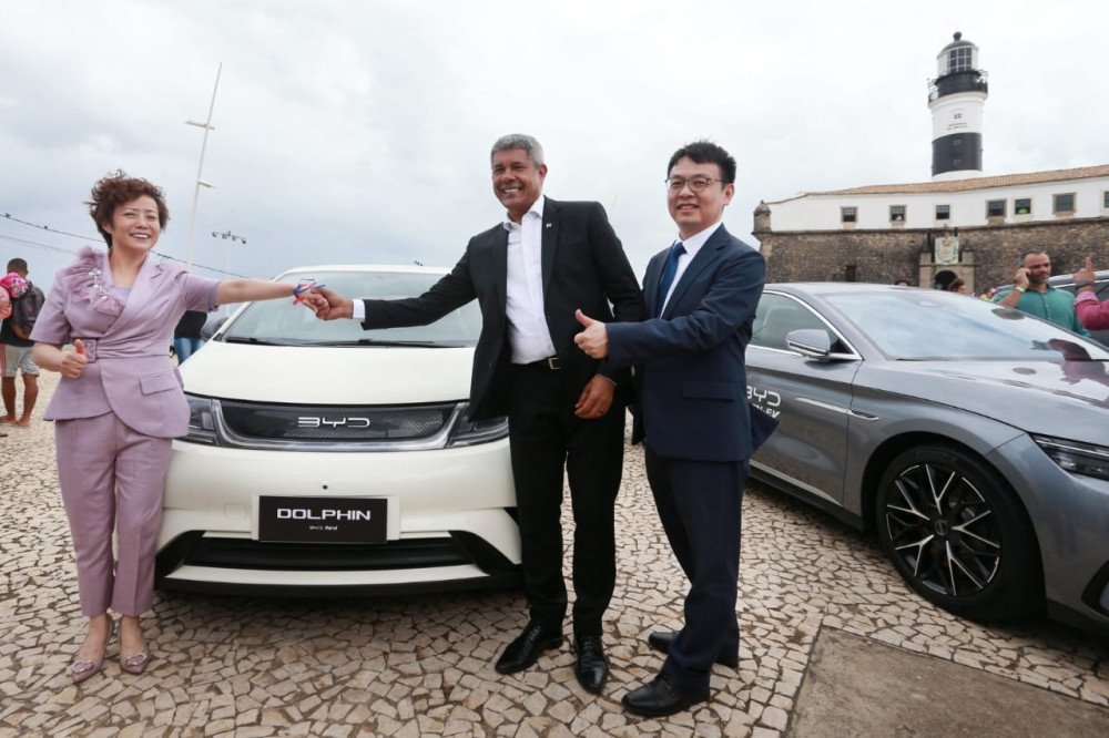 Jerônimo Rodrigues e BYD lançam pedra fundamental das fábricas em Camaçari, na segunda-feira (9)