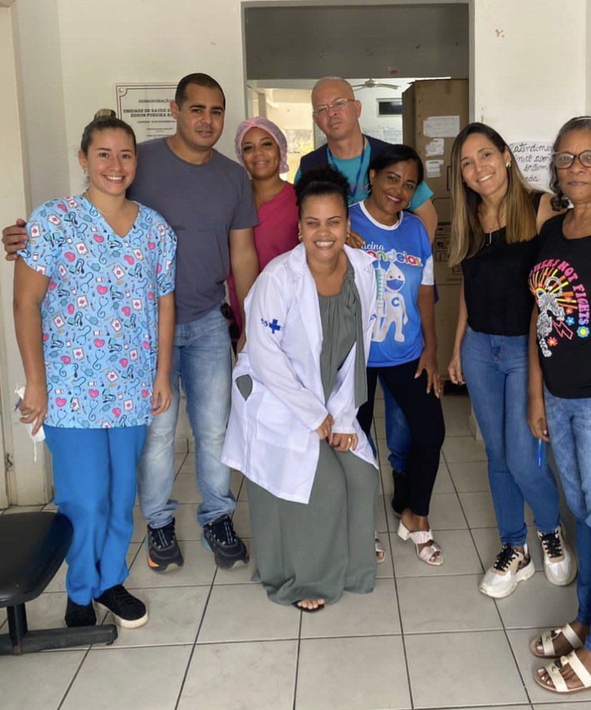 Secretário de Saúde vistoria Dia D de vacinação em Candeias.