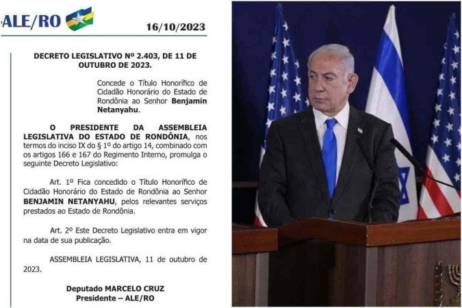 Deputados de Rondônia concedem a líder de Israel título de cidadão do estado