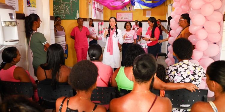 Candeias: SESAU realiza pink day nas unidades de saúde do município