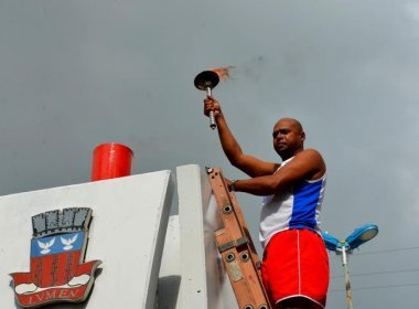 Prefeitura de Candeias realiza inscrição para quem deseja participar do traslado do Fogo Simbólico na cidade.