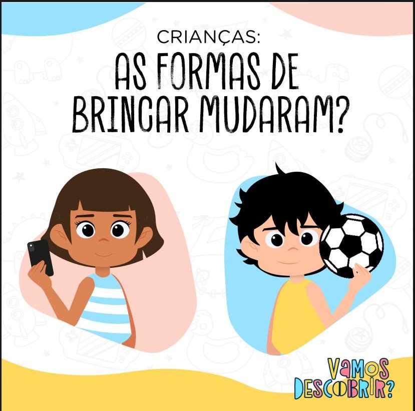 Crianças de antigamente x crianças atuais, as formas de brincar mudaram?