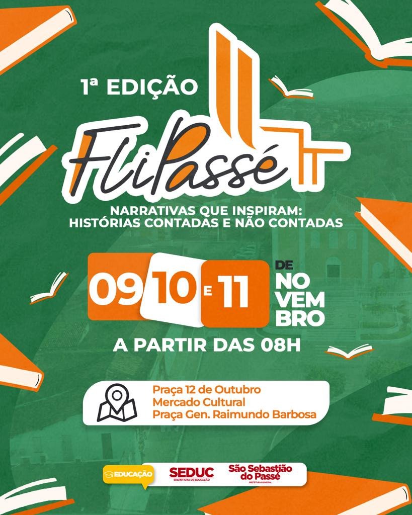 Primeira edição do Flipassé reúne comunidade escolar e transforma São Sebastião em uma cidade leitora