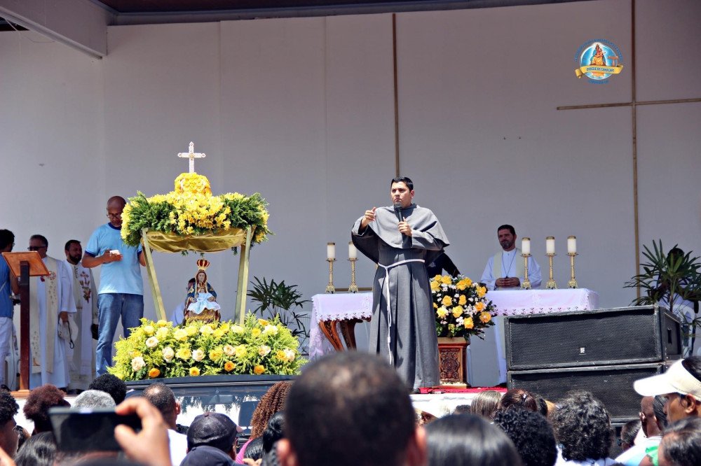 Frei Thiago Noronha é reeleito Reitor e Pároco do Santuário de Nossa Senhora das Candeias