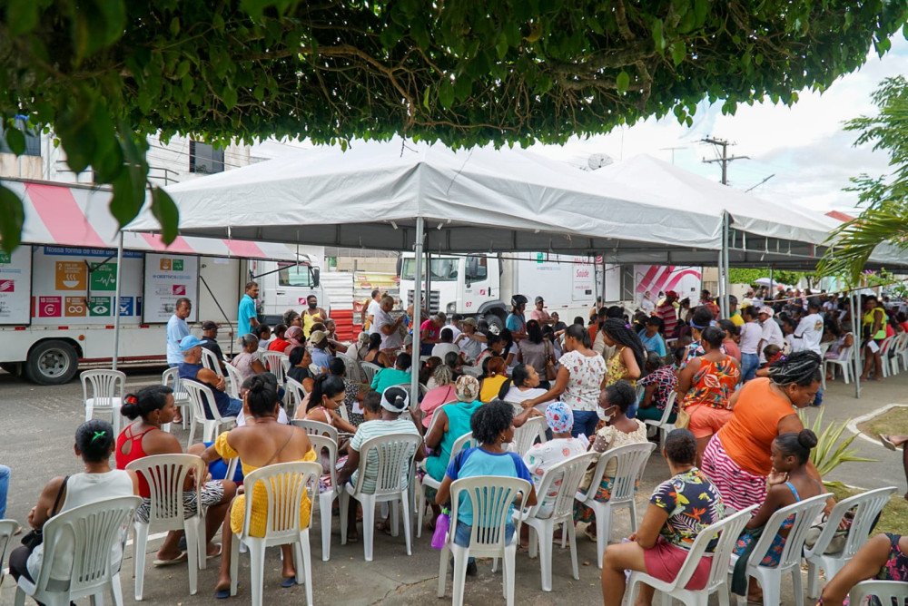 São Sebastião do Passé: Prefeitura realiza Feira de Saúde em praça pública