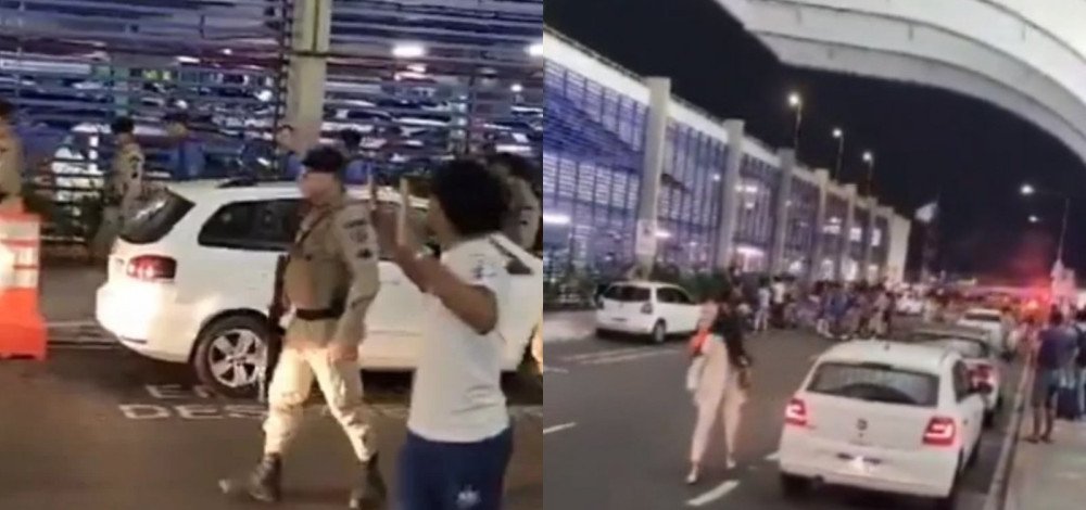 Após derrota do Bahia, torcedores protestam no aeroporto e jogadores são escoltados pela PM
