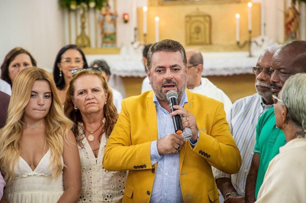 Em Missa de Ação de Graças, Prefeito Dailton Filho comemora aniversário com comunidade, amigos e familiares