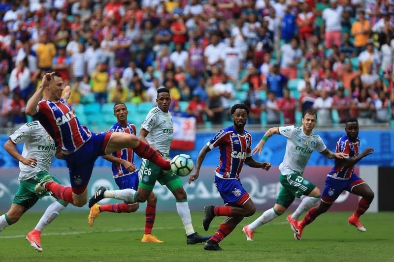 Bahia é goleado pelo Palmeiras e perde invencibilidade em casa