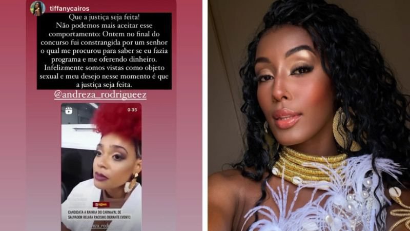 Candidata a rainha do Carnaval de Salvador se manifesta após caso de injúria racial: 'perguntaram se eu fazia programa'